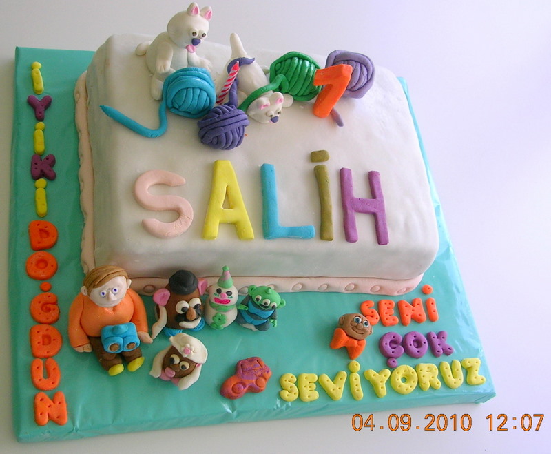 KURABİYE ADAM PASTA TASARIM ATÖLYESİ Kedili ve oyuncak hikayesi