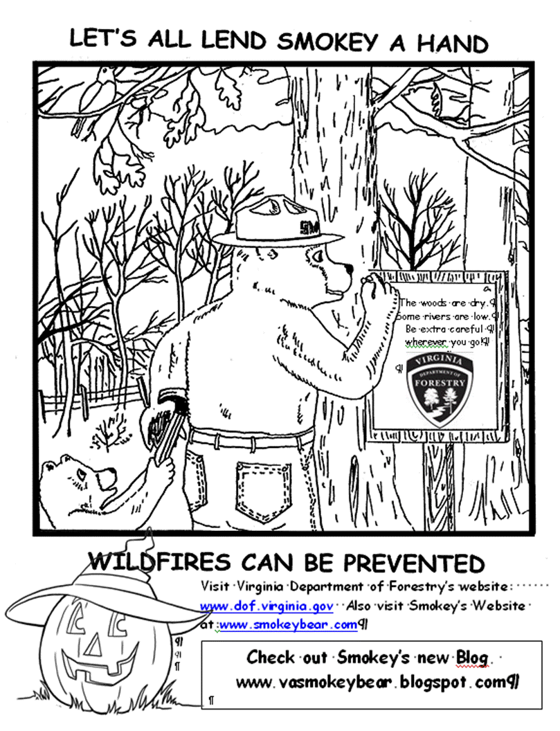 Virginia Wildfire Information and Prevention: October 2010