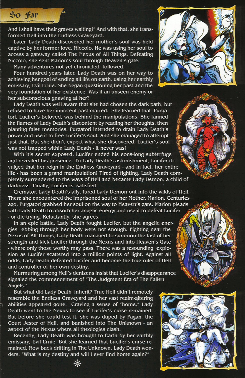 Read online Lady Death III: The Odyssey comic -  Issue #0 - 4