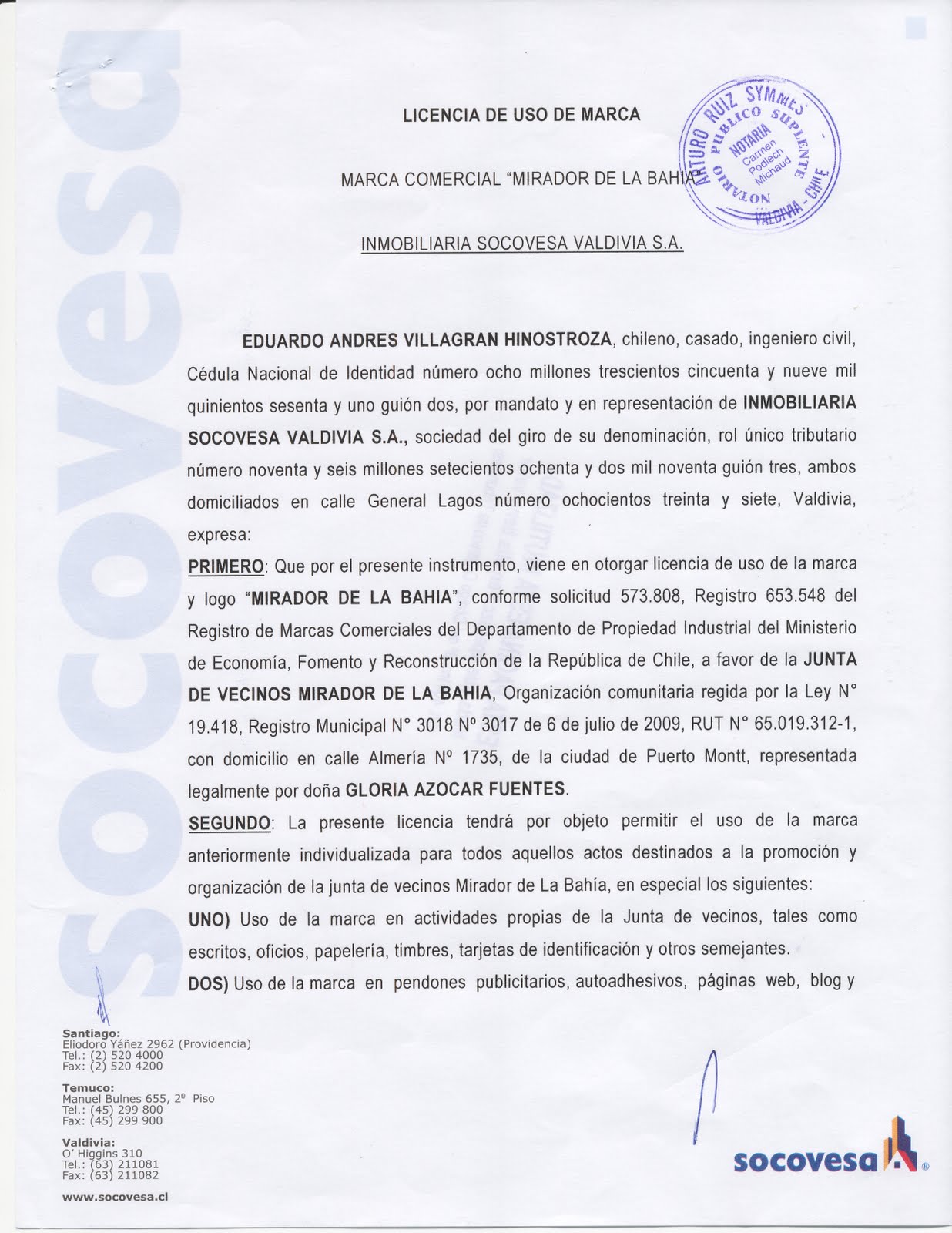 MIRADOR DE LA BAHIA DOCUMENTO MIRADOR DE LA BAHIA DOCUMENTO