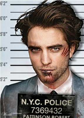 Robert-Pattinson Photoshopped Celebrity Mugshots