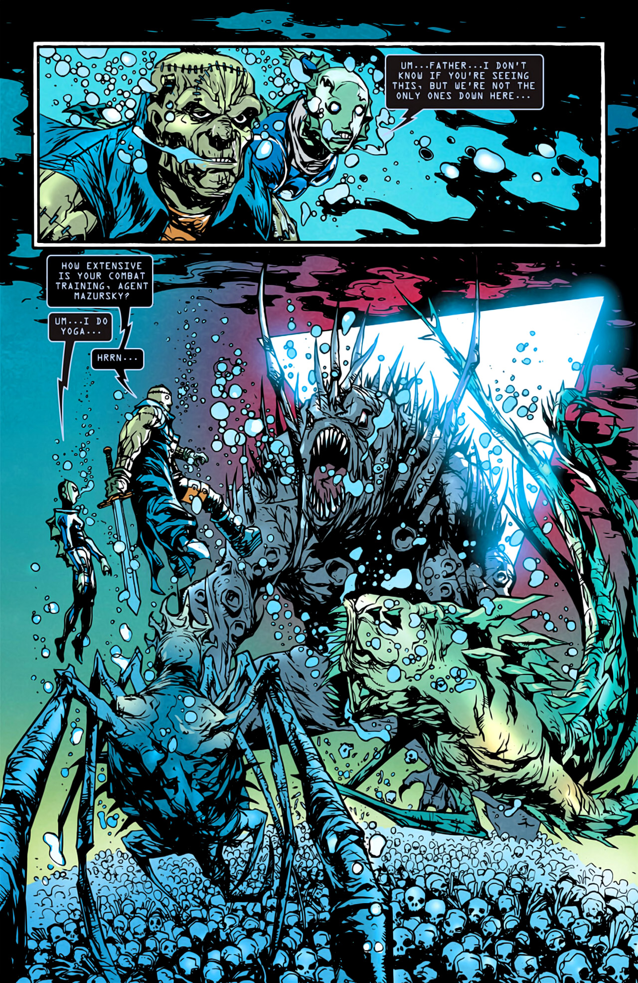 Read online Frankenstein, Agent of S.H.A.D.E. comic -  Issue #2 - 13