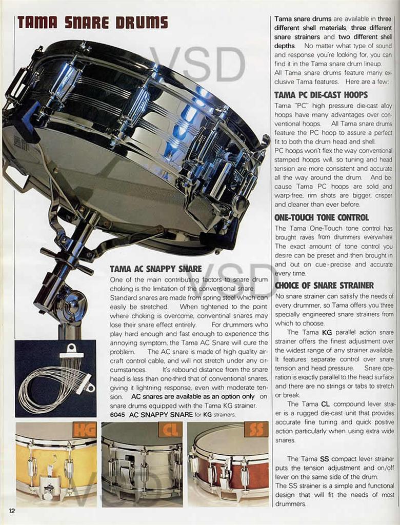 Tama king beat snare drum Outlet