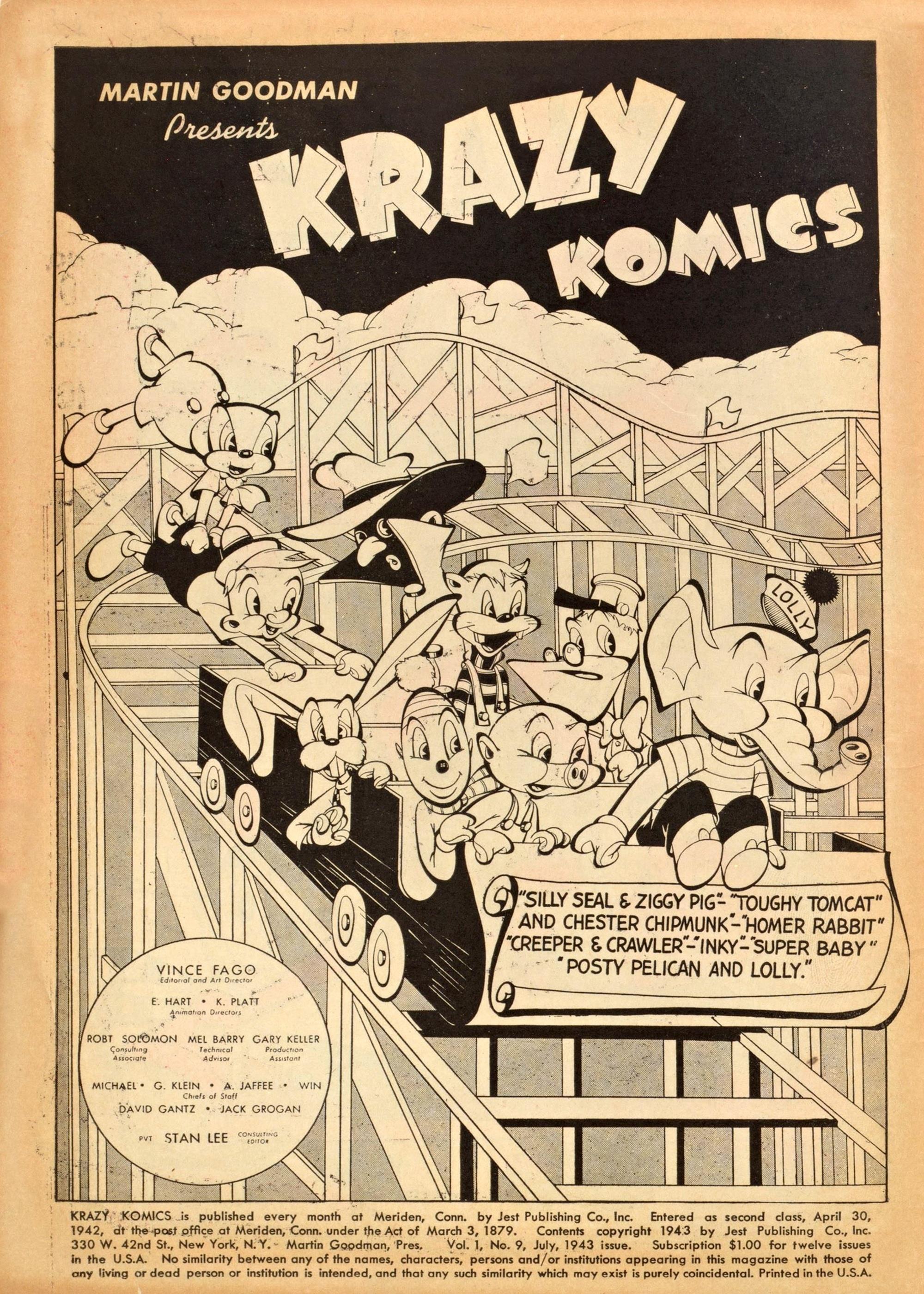 Read online Krazy Komics comic -  Issue #9 - 2