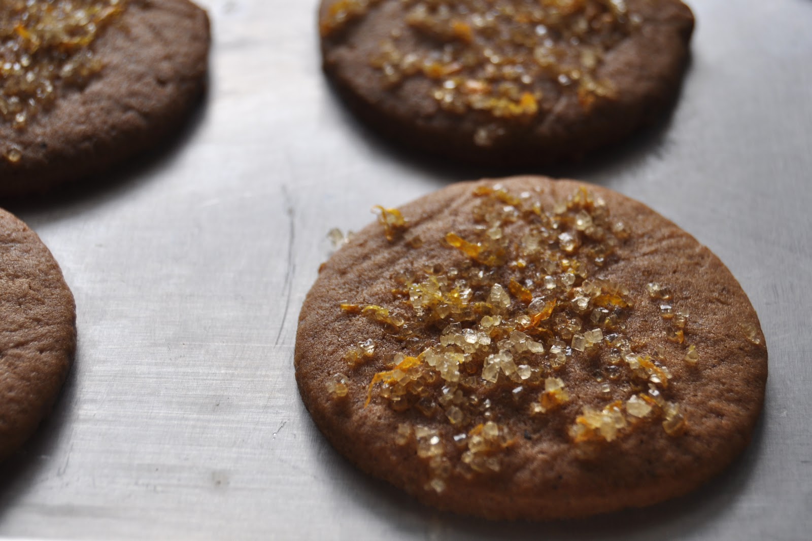 Impeccable Taste Molasses Spice Cookies with Orange Sugar