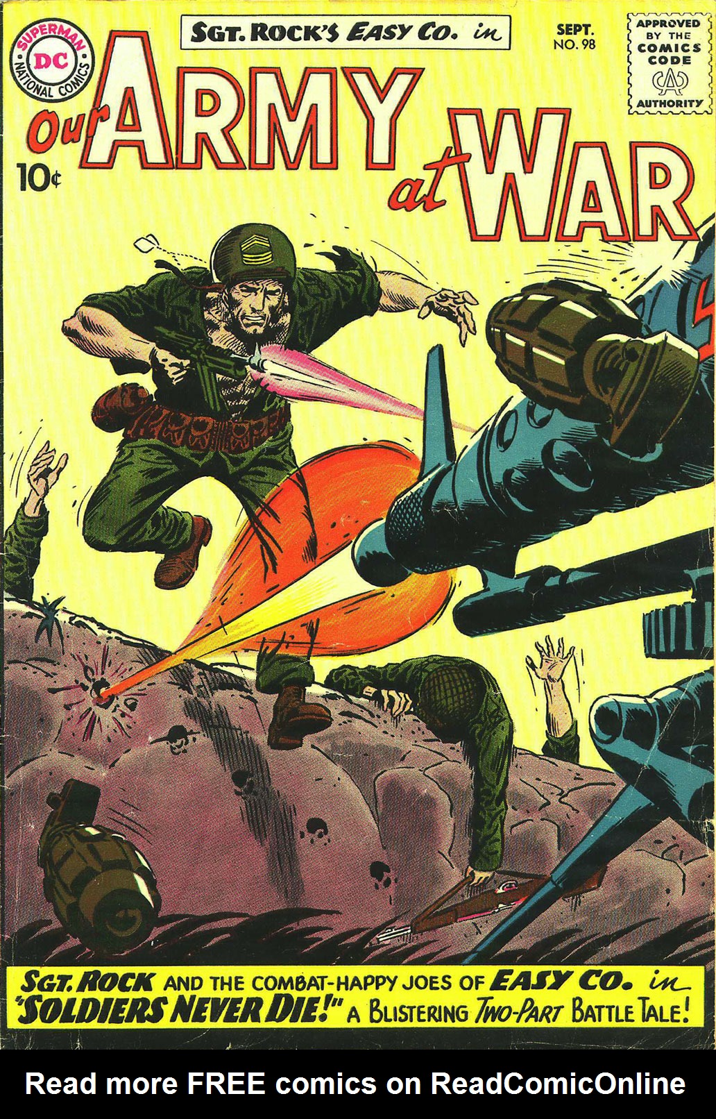 Read online Our Army at War (1952) comic -  Issue #98 - 1
