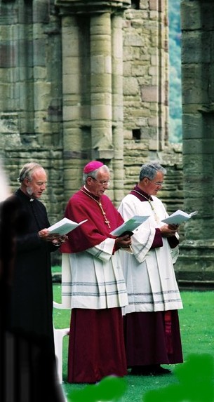 Archbishop Peter Smith of Cardiff and Bishop Dominic of Monmouth