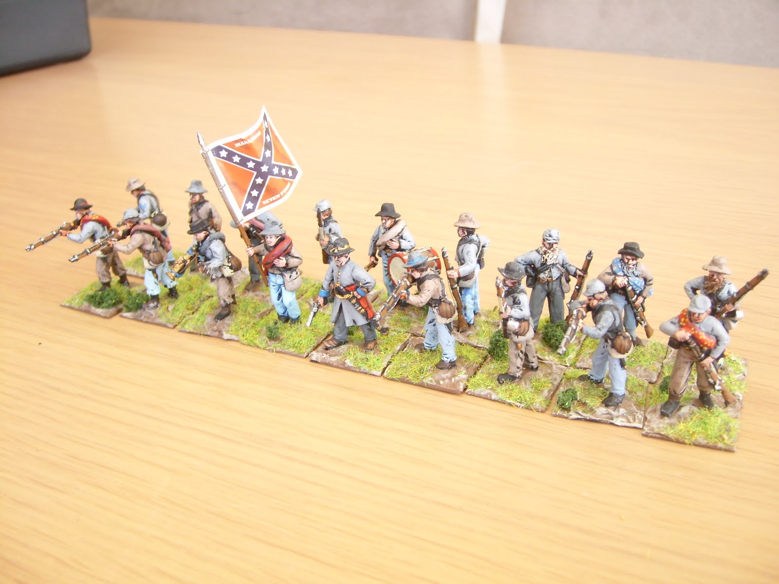 KippersMinis Perry Miniatures American Civil War Confederate Inf Ptd