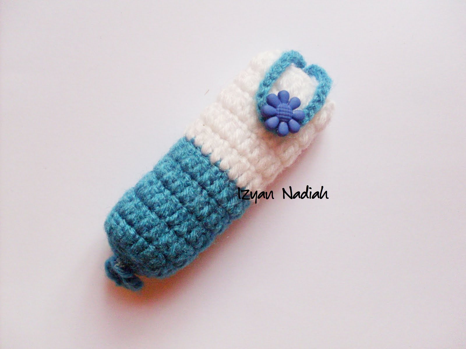 Izyan Nadiah Pen Drive Case Crocheted