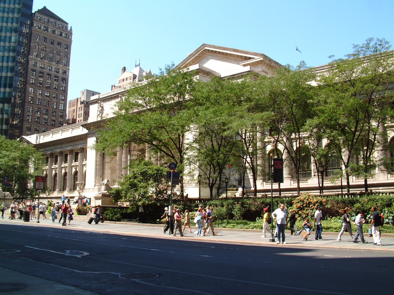 New York The Grand Central Terminal and New York Public Library.
