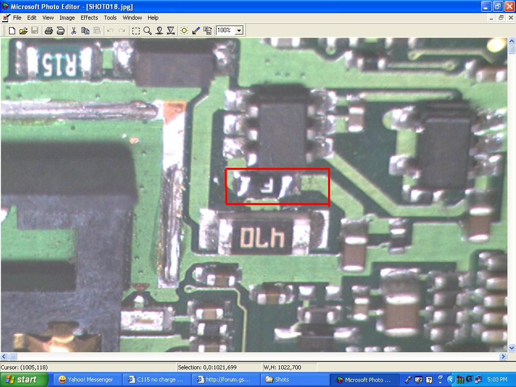 MOBILE REPAIRING LAB ON PHONE LAB c 115 117 charging