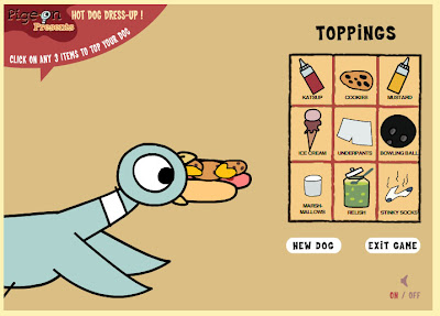 Pigeon presents hot dog dress up game free play Pigeon presents hot dog dress up game free play