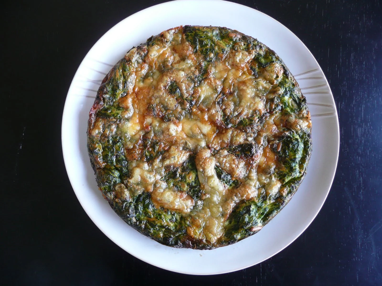 Petits cahiers en cuisine: Tarte aux épinards sans pâte