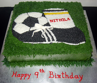 Harshi's Cakes & Bakes: Football Theme Cake