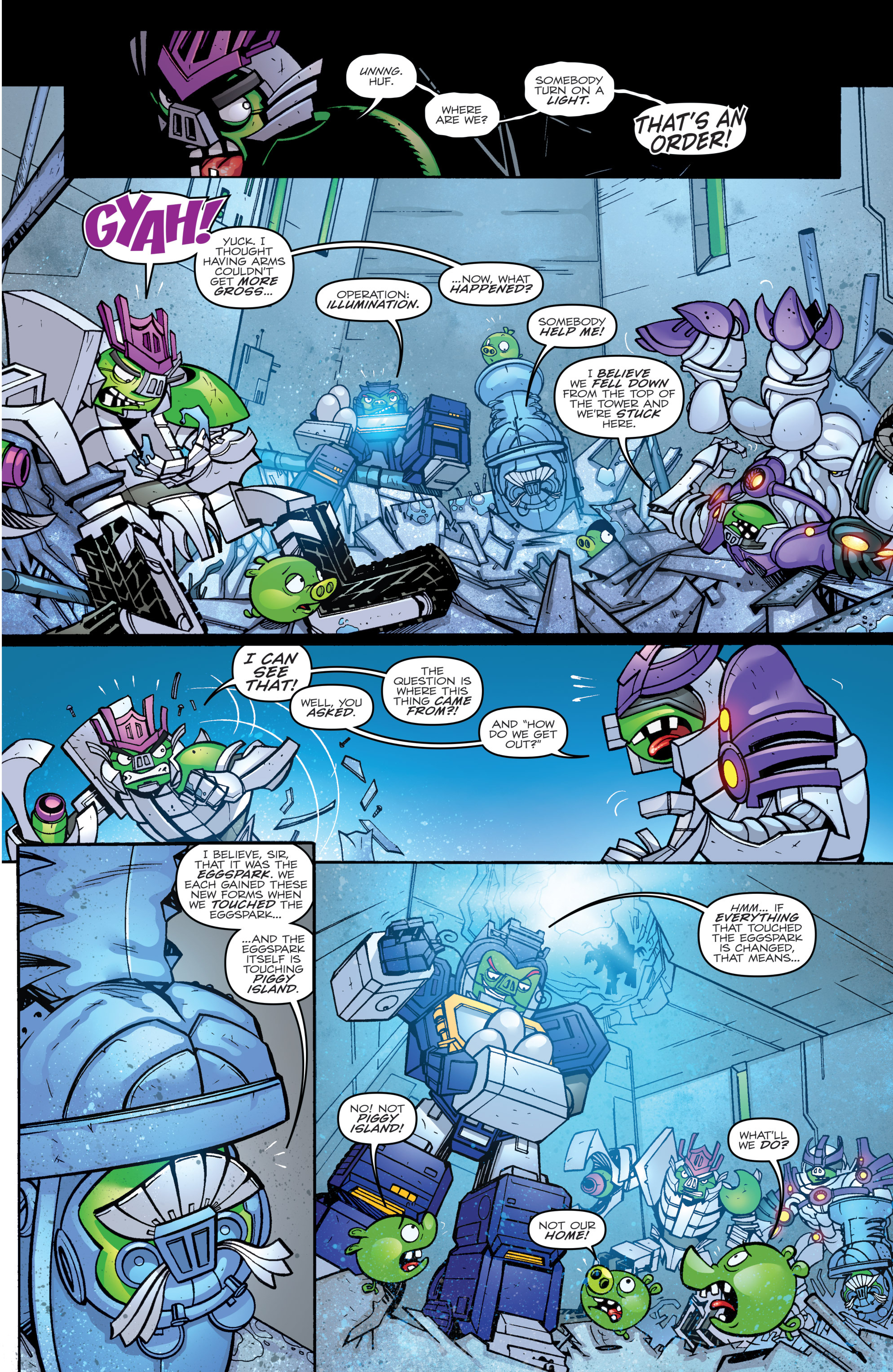 Read online Angry Birds Transformers comic -  Issue #2 - 13