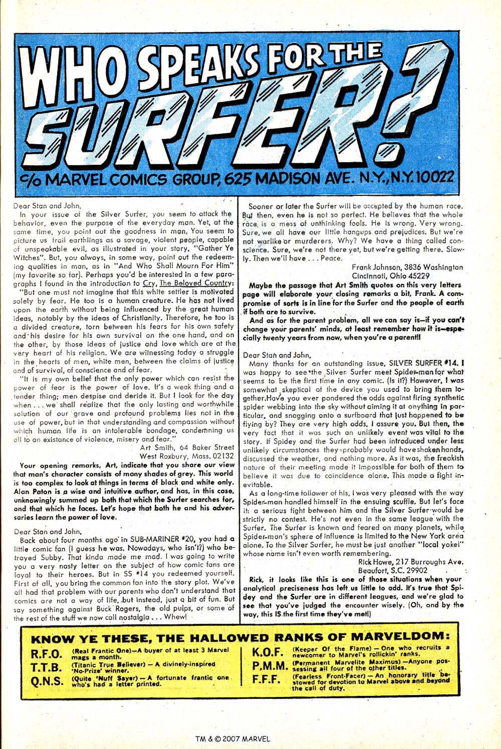 Read online Silver Surfer (1968) comic -  Issue #18 - 33