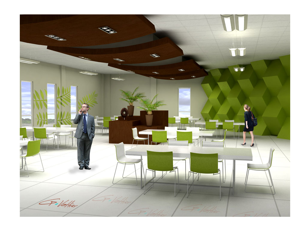 Architectonic Design G-valtier: Comedor de Oficinas