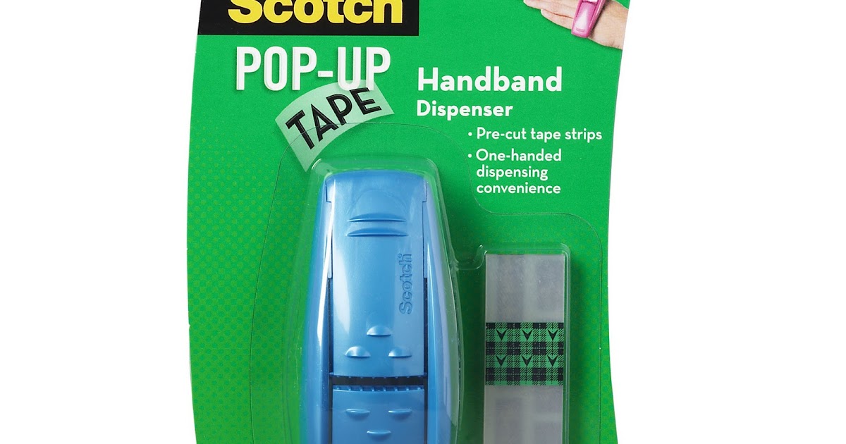 Madhouse Family Reviews Scotch Popup Tape Handband Dispenser