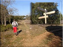 Al fondo un nuevo cruce. Peña Las Cinco a la izquierda