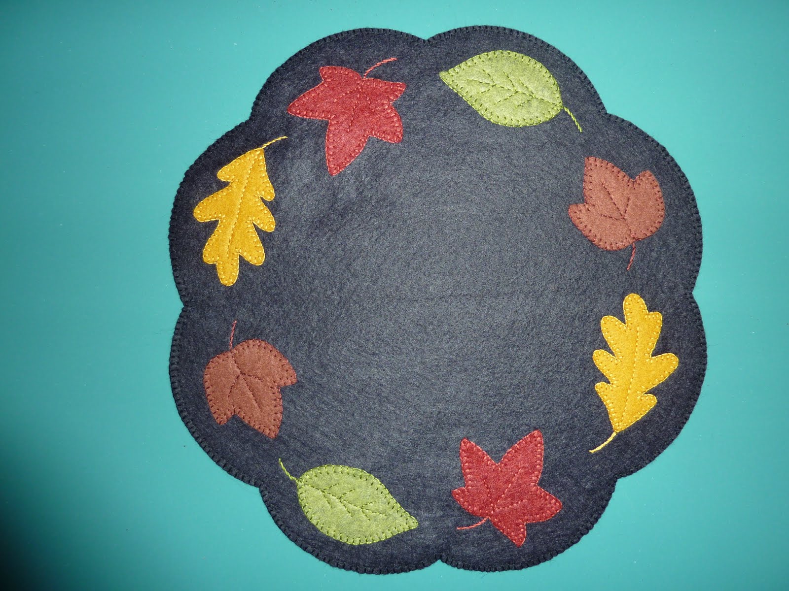 Crazy Mary's Place My First Wool Felt Candle Mat