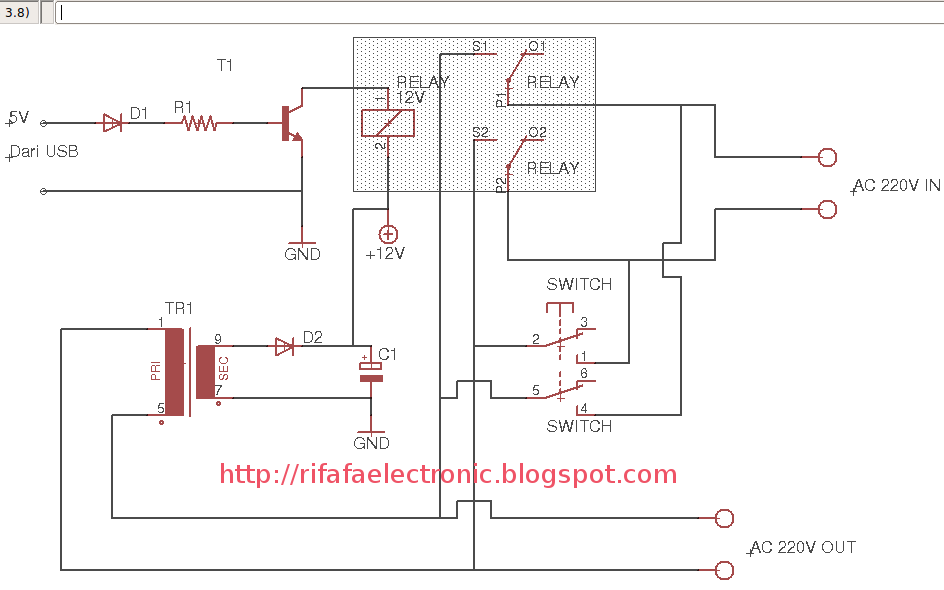 Rangkaian Auto Shut Down Untuk Laptop Pc SKEMA ELEKTRONIKA DAN EFEK GITAR