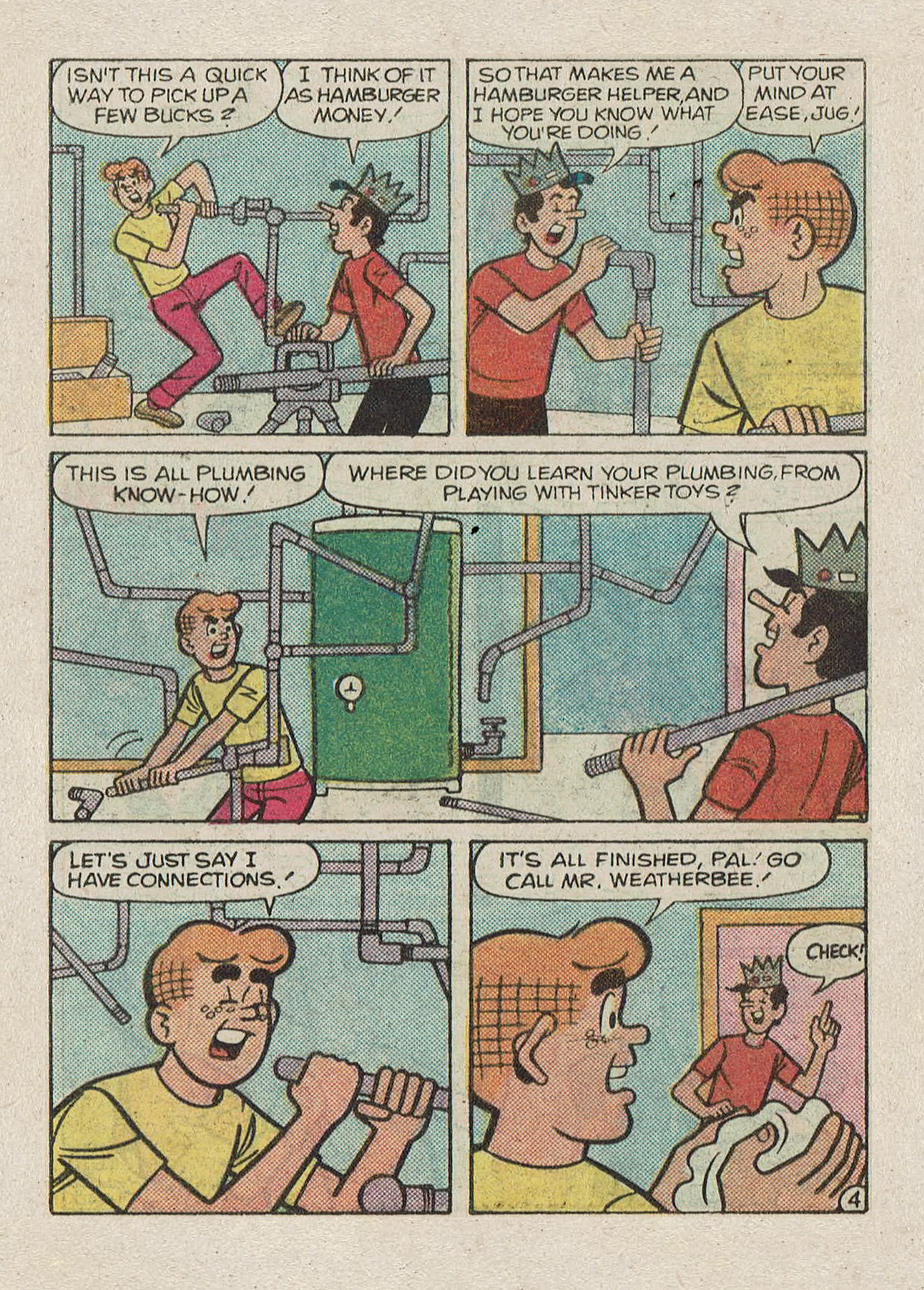Read online Jughead Jones Comics Digest comic -  Issue #54 - 113