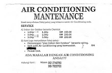 nak pasang aircond di permis/rumah anda? just directly call this number - 0122740753..mr nizam, tq