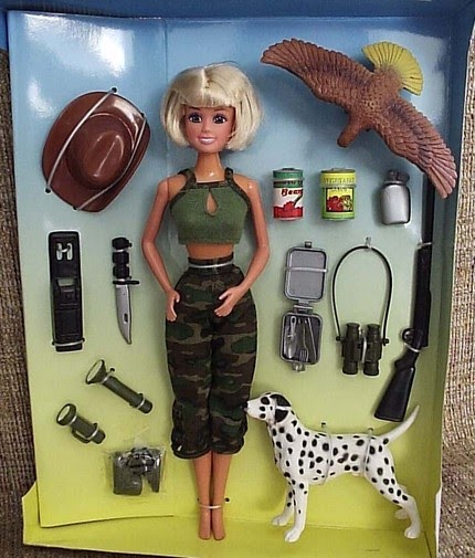 Rambo Barbie meets 101 Dalmatians 