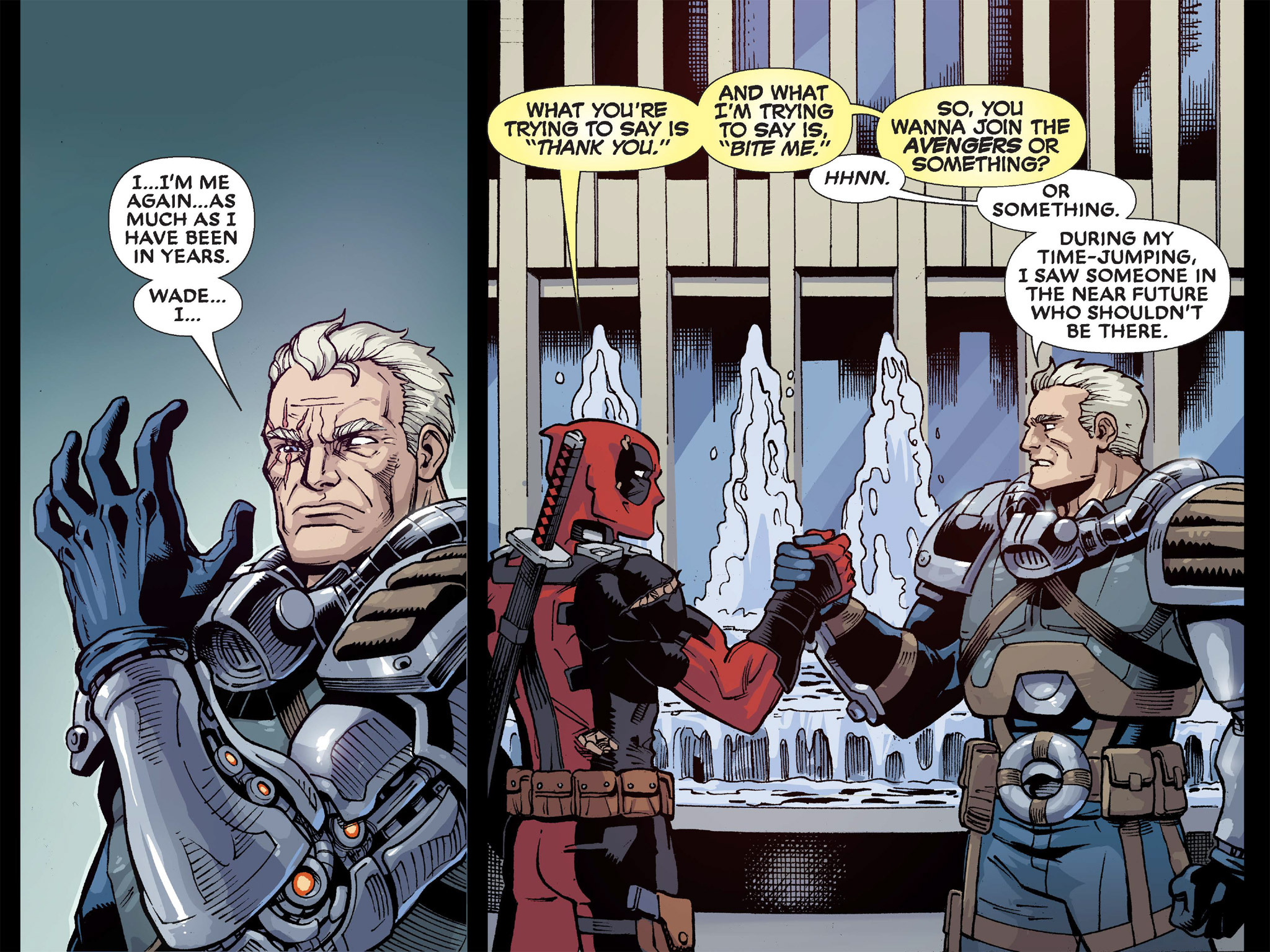 Read online Deadpool & Cable: Split Second Infinite Comic comic -  Issue #6 - 55