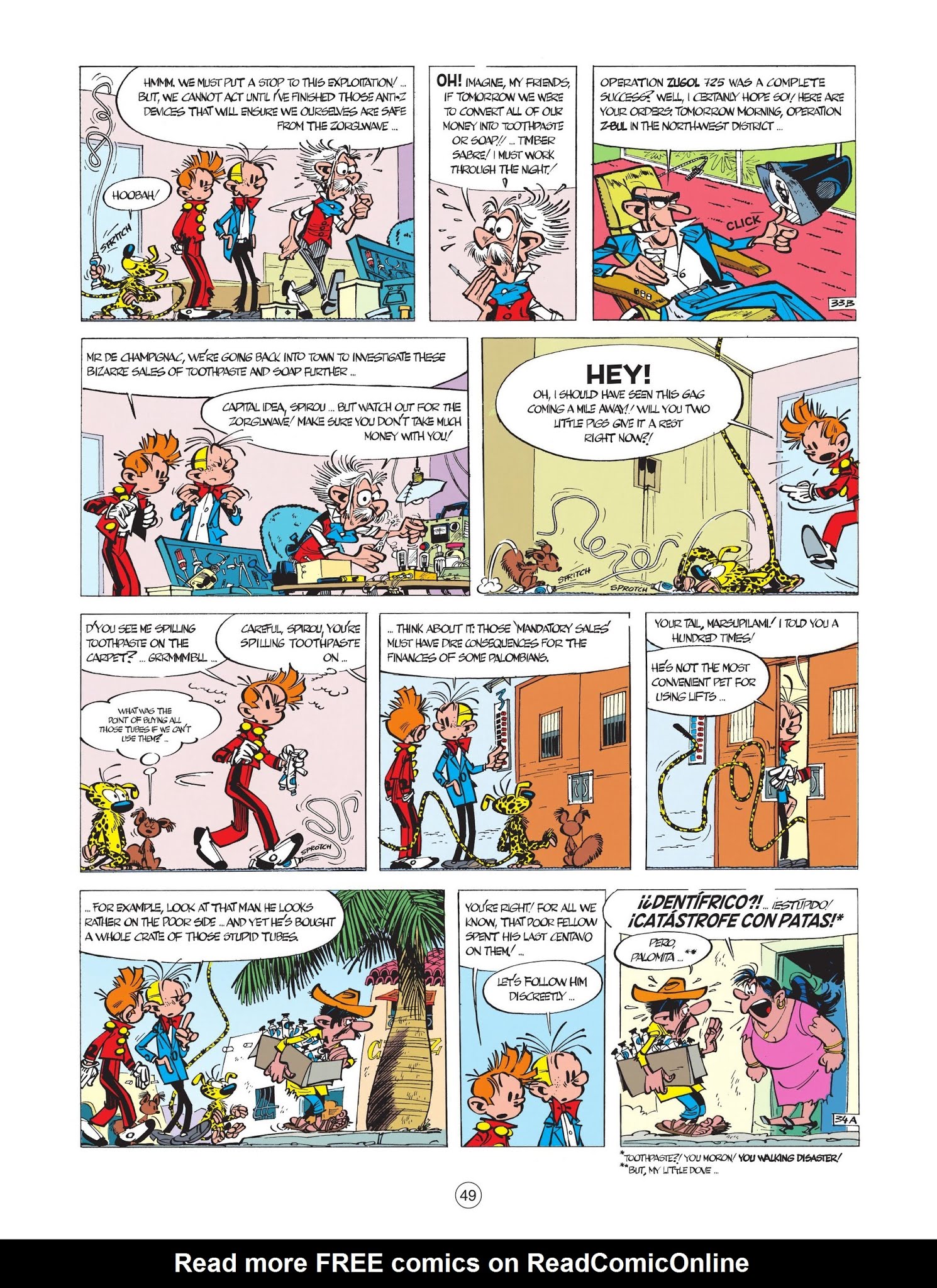 Read online Spirou & Fantasio (2009) comic -  Issue #15 - 51