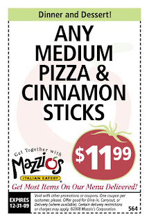 Mazzios Coupons: More Printable Mazzios Coupons!