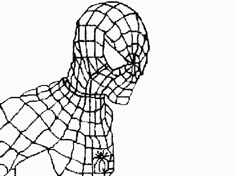 Kids Zone: Coloring Pages - Spiderman 01Kids Zone