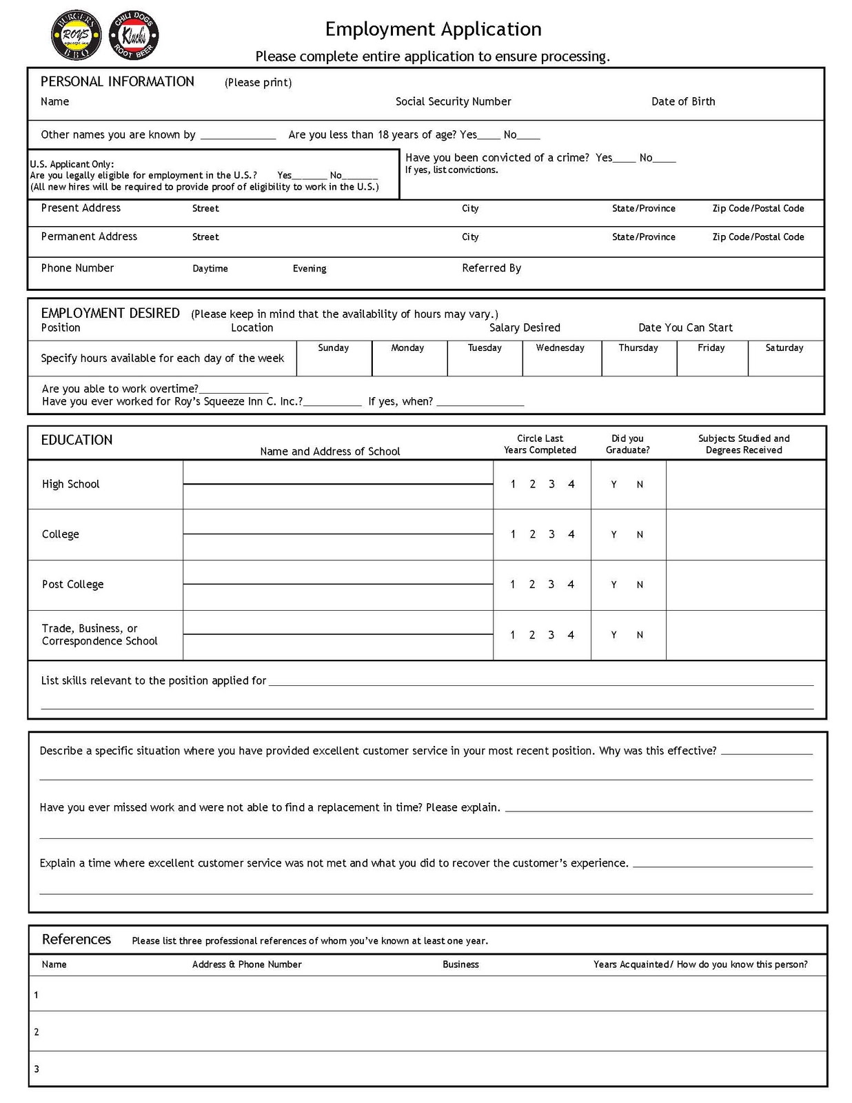 employment-application-template-michigan-employment-application