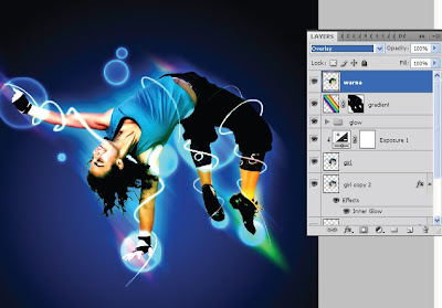 Tutorial Photoshop—Glowing Dance