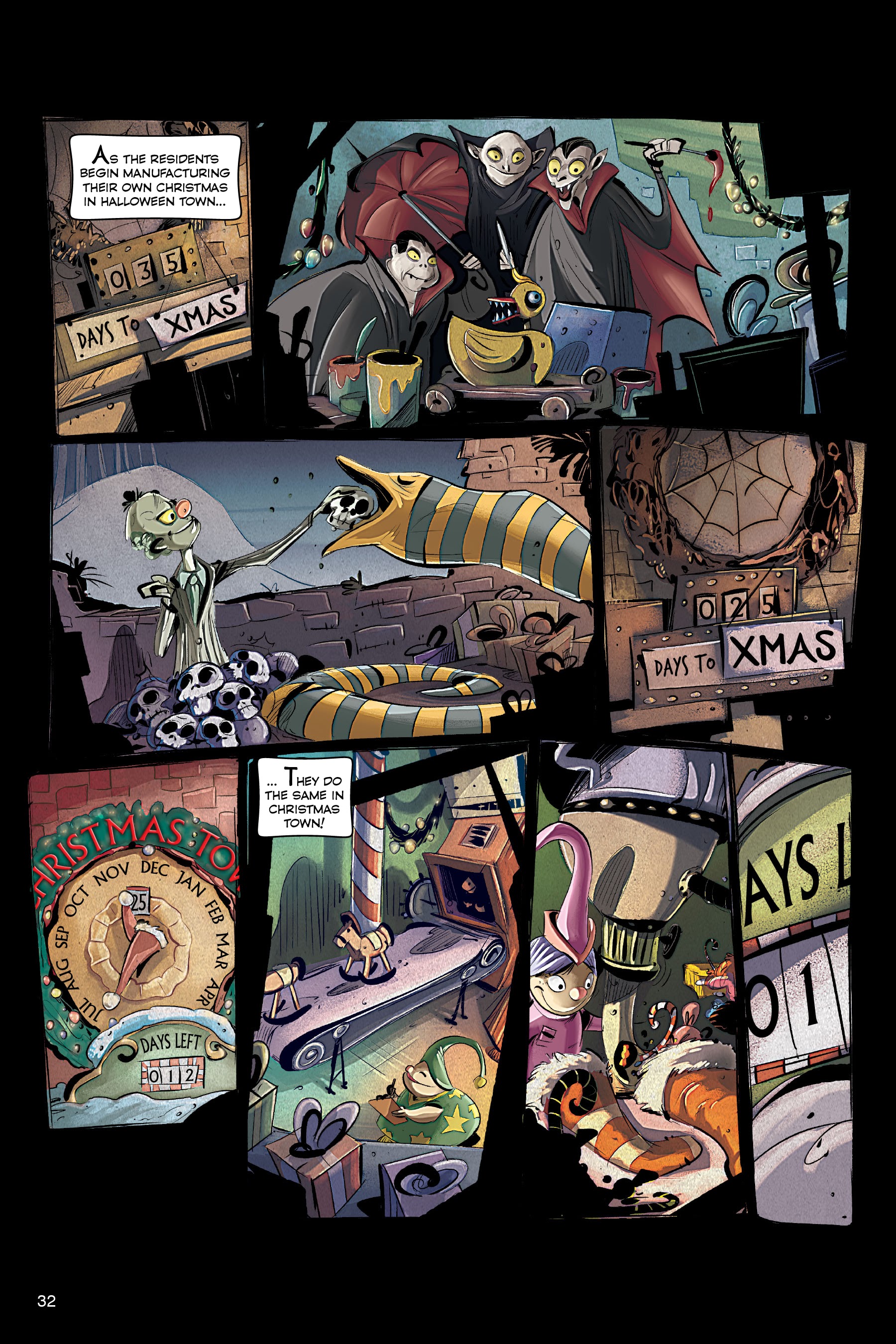 Read online Disney The Nightmare Before Christmas: The Story of the Movie in Comics comic -  Issue # Full - 31