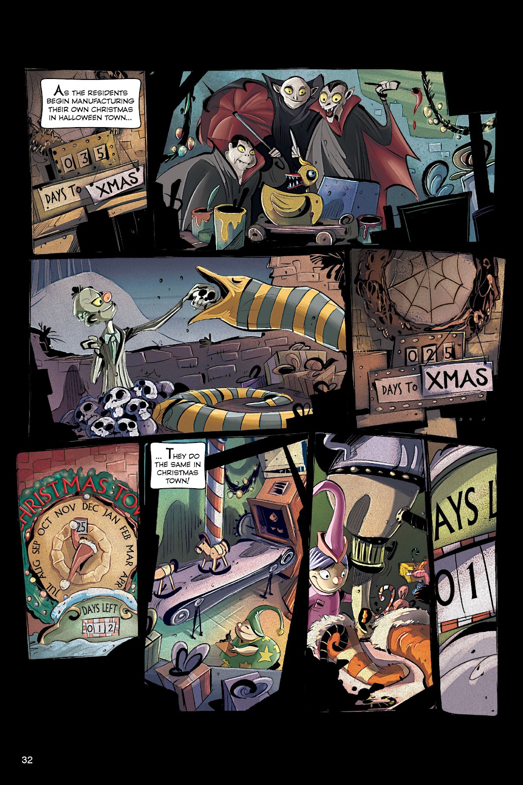 Disney The Nightmare Before Christmas: The Story of the Movie in Comics issue Full - Page 31