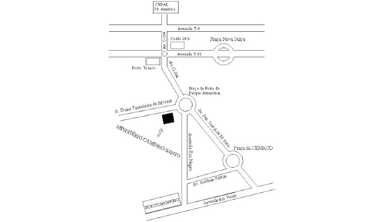 Mapa Ministério Caminho Santo