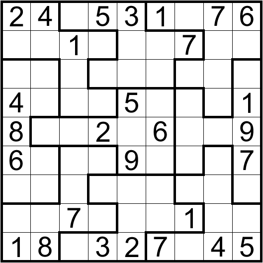 Free Jigsaw Sudoku Printable