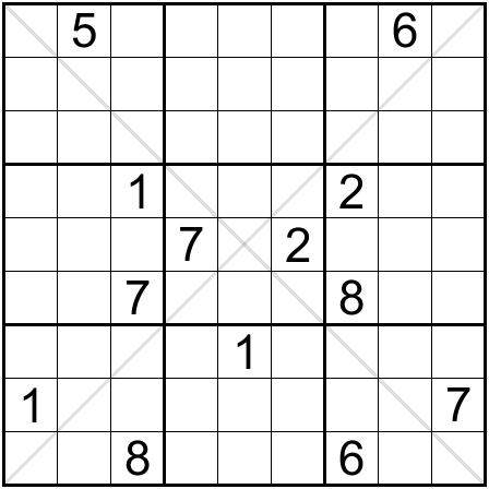 16x16 sudoku with diagonal 16x16 sudoku with diagonal