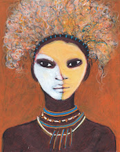 The Beautiful Painted African Woman