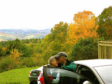 Carol and Fenno at "Fern Hill', their summer place