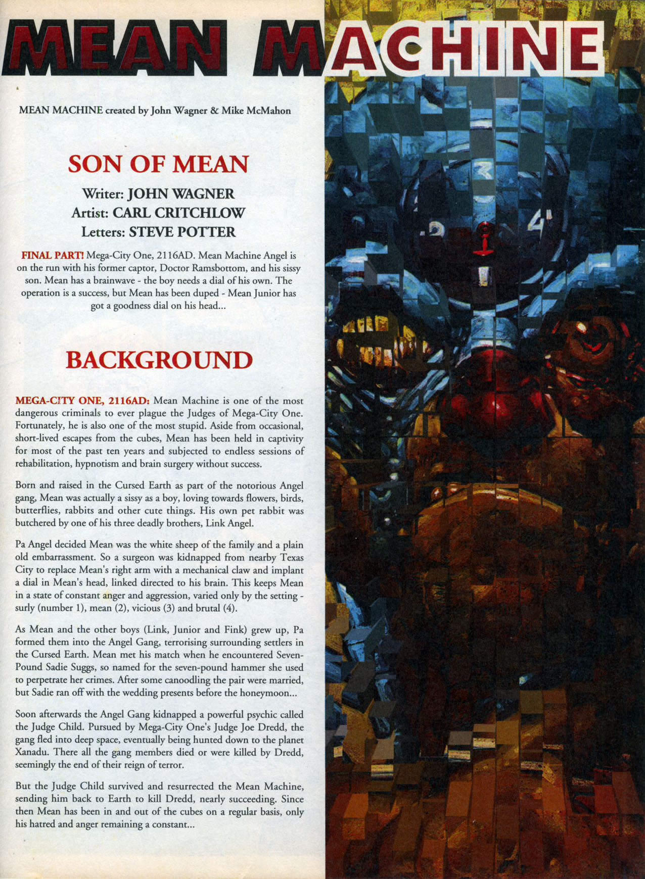 Read online Judge Dredd: The Megazine (vol. 2) comic -  Issue #72 - 23