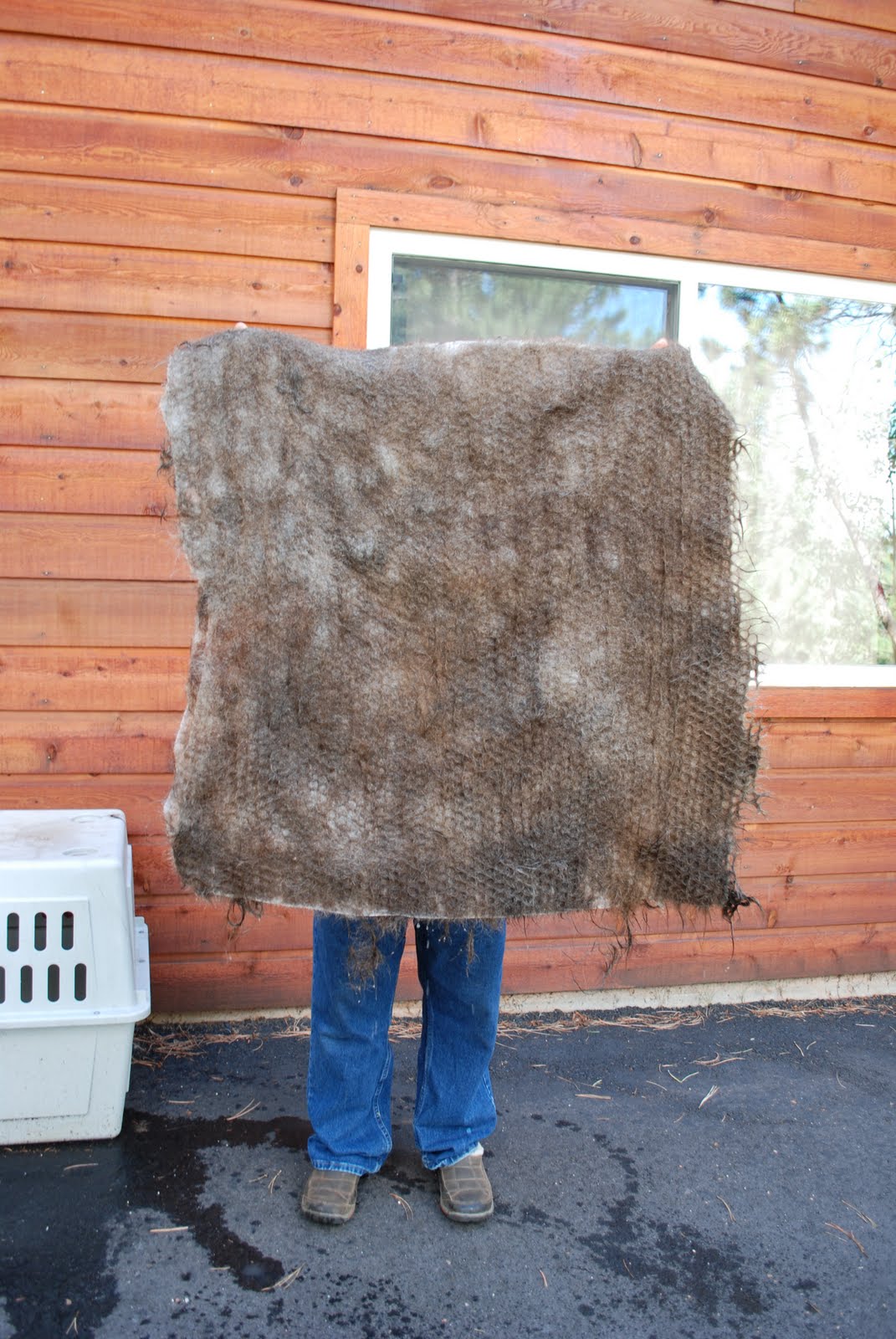 Anne Vickrey Evans Hair Mats for soaking up oil spills