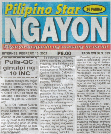 Maikling Balita Ngayon Tagalog