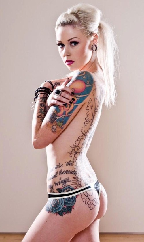 side tattoos