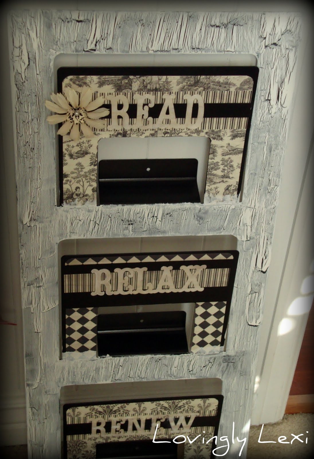 Lovingly Lexi Ikea Magazine Rack REDO