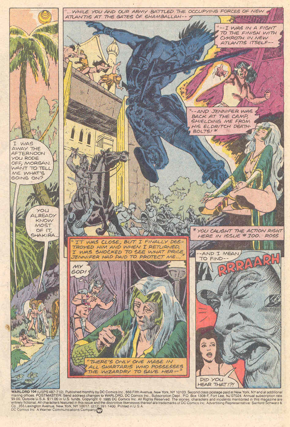 Read online Warlord (1976) comic -  Issue #104 - 2