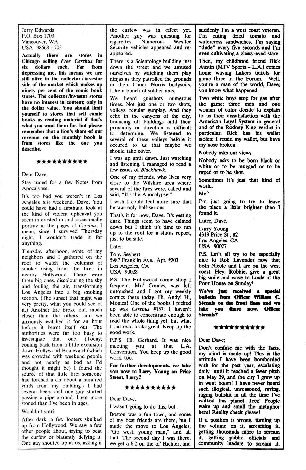 Read online Cerebus comic -  Issue #160 - 27