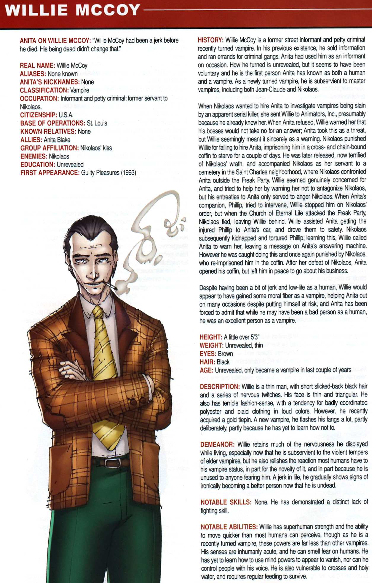 Read online Anita Blake, Vampire Hunter: Guilty Pleasures Handbook comic -  Issue #Anita Blake, Vampire Hunter: Guilty Pleasures Handbook Full - 22