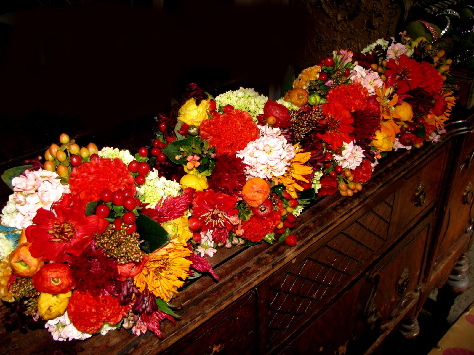 Earth Blossoms Flowers Wedding on a Farm in Litchfield, CT